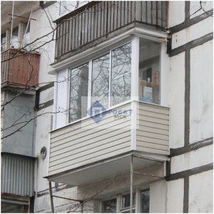 Наружная отделка балконов сайдингом
